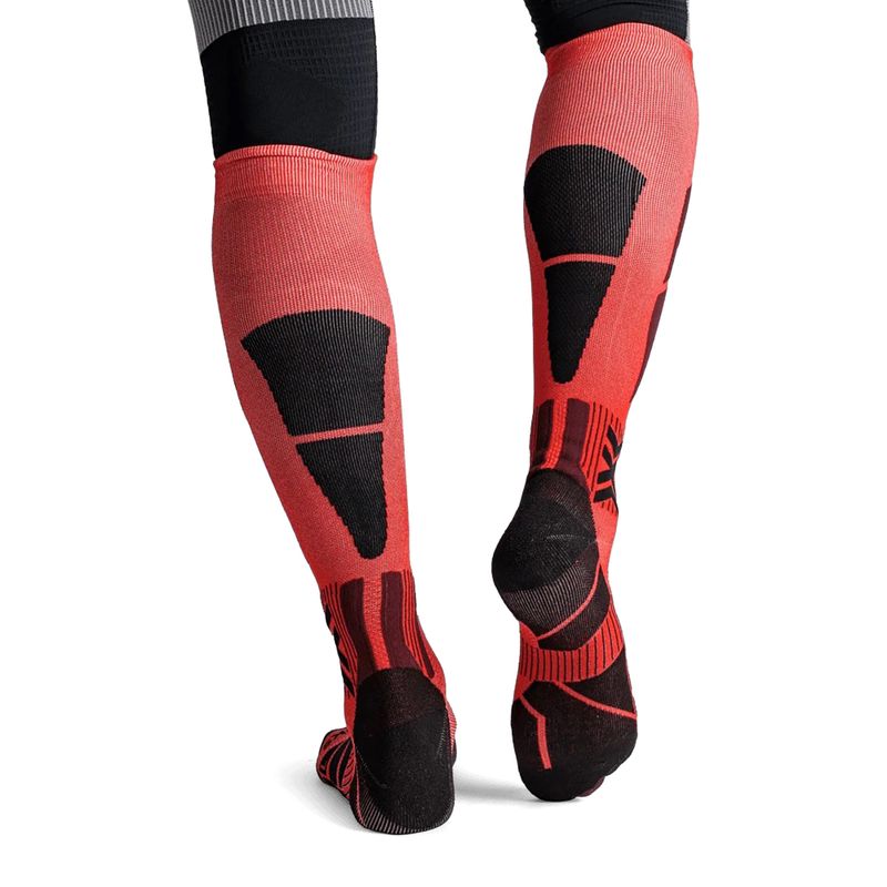 Skisocken X-Socks Ski Perform Otc hot red 3