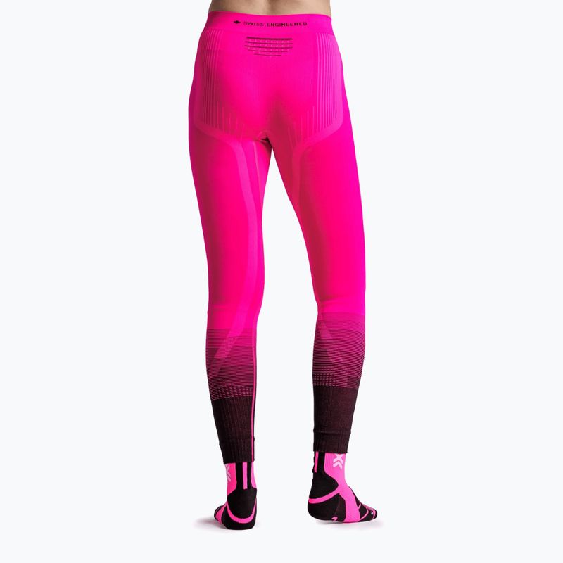 Damen Thermohose X-Bionic Invent Graphics fluo pink/x white 2
