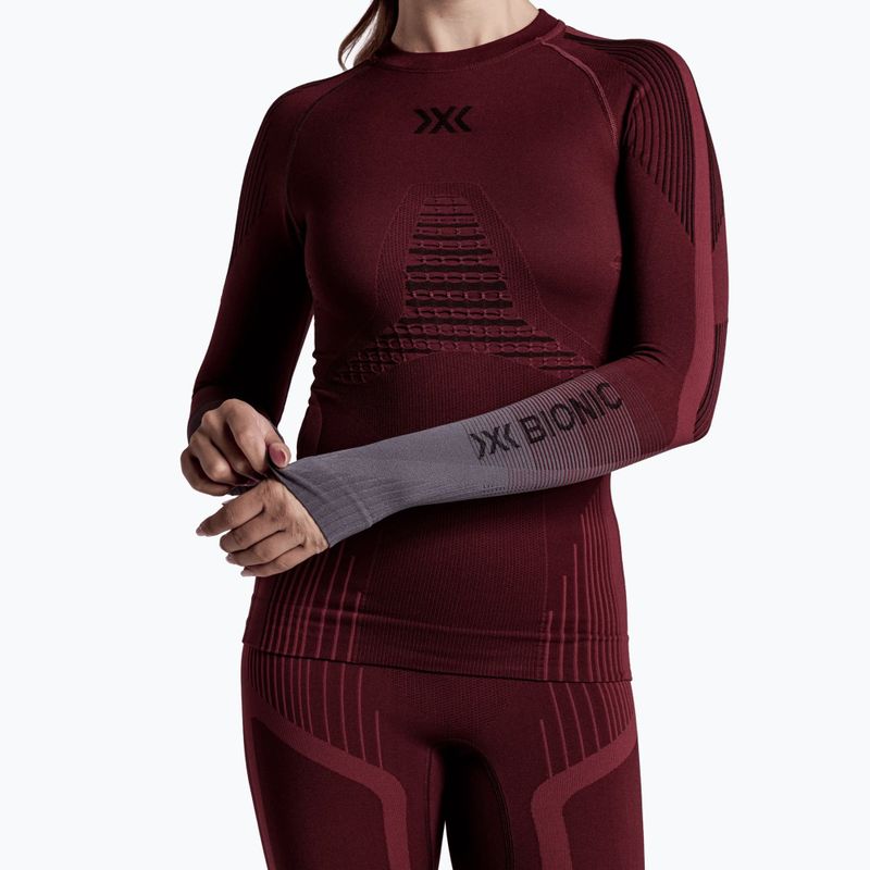Damen-Funktionssweatshirt X-Bionic Invent Graphics LS oxide red/x black 6