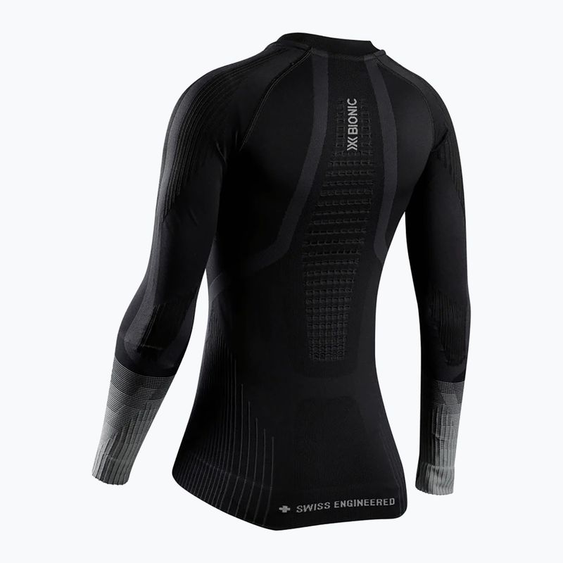 Damen-Funktionssweatshirt X-Bionic Invent Graphics LS x black/dark grey 2