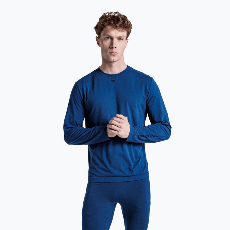 Herren Funktionsshirt langärmlig X-Bionic Mightywool Light Shirt neo navy 5