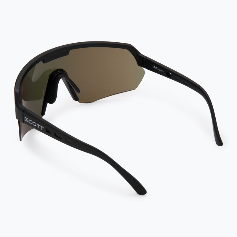SCOTT Sport Shield schwarz/rot verchromte Sonnenbrille 2