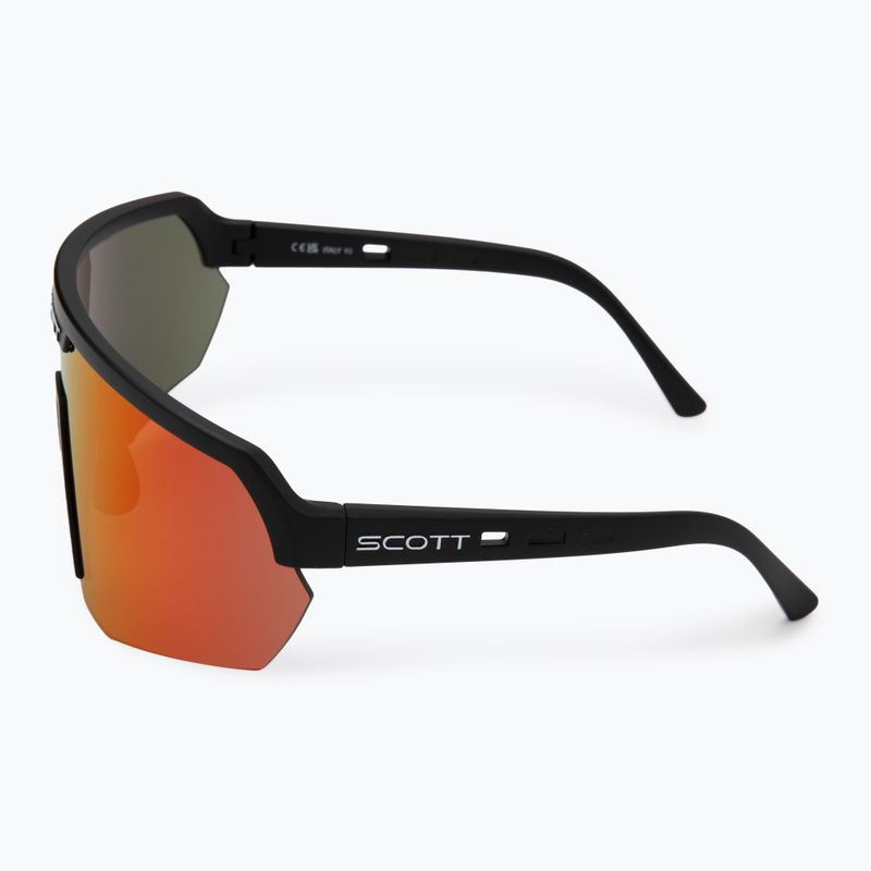SCOTT Sport Shield schwarz/rot verchromte Sonnenbrille 4