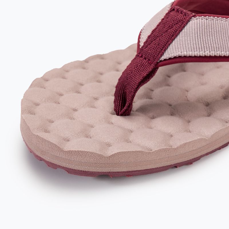 Lizard Way Damen-Flip-Flops einfarbig amaranth rot 7