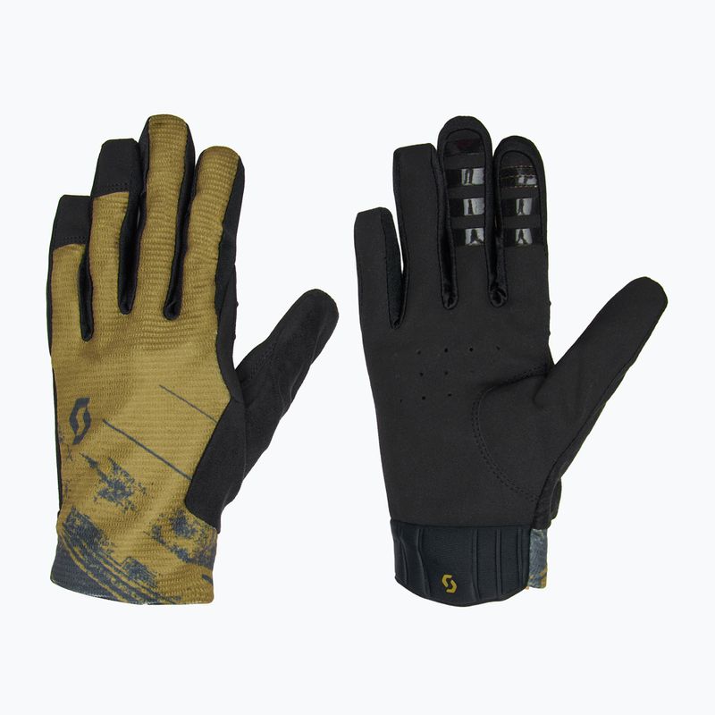 SCOTT Ridance dunkelviolett/schlammgrün Fahrradhandschuhe