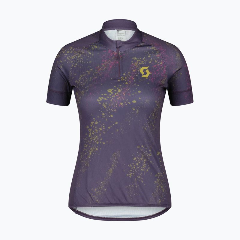 SCOTT Endurance 30 Damen Radtrikot dunkel lila/schlammgrün