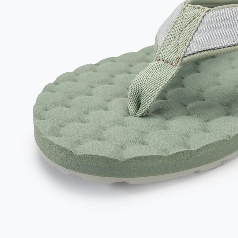 Lizard Way Damen-Flip-Flops silbergrün/hellgrau 7