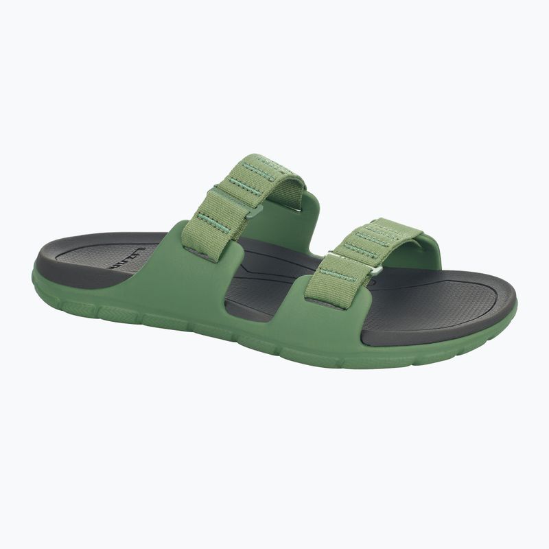 Herren Lizard Way Slide feldgrün/dunkelgrau flip-flops 8