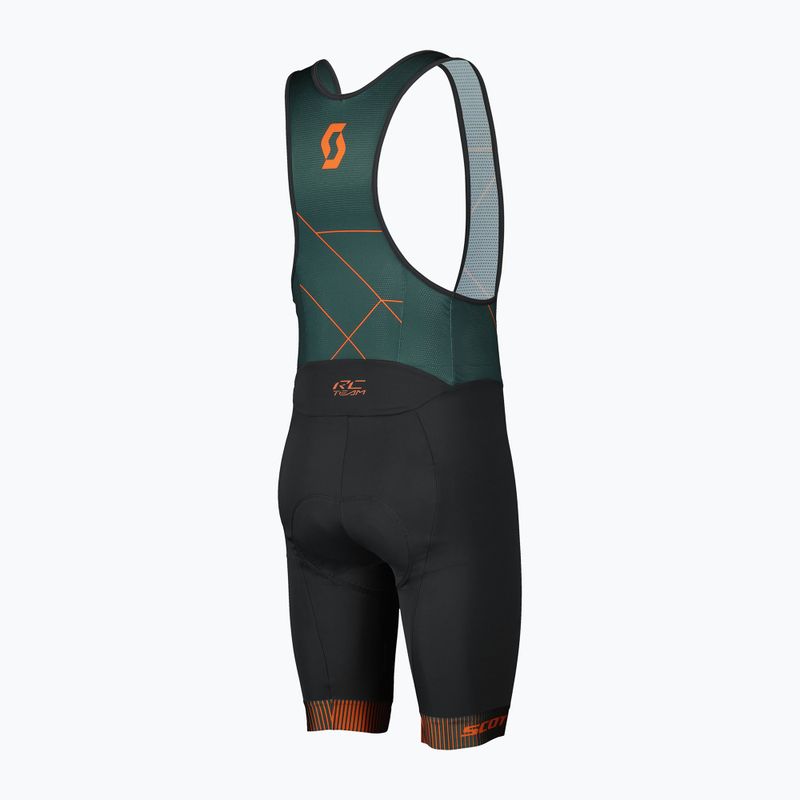 Fahrrad Shorts Herren SCOTT RC Team +++ Bibshorts aruba green/braze orange 2