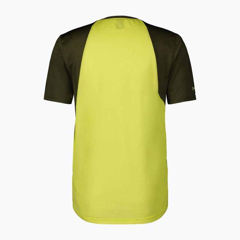 Fahrradtrikot Herren SCOTT Trail Vertic bitter yellow/fir green 2