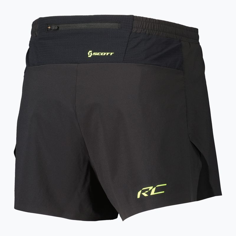 Laufshorts Herren SCOTT RC Run Split black/yellow 2