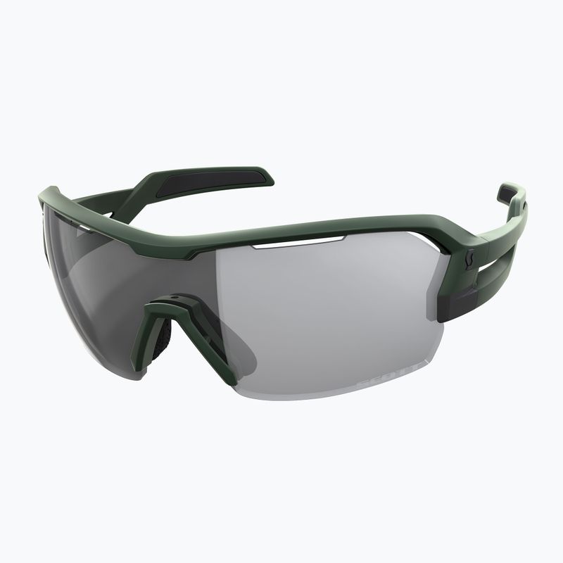 SCOTT Spur LS kaki grün/grau lichtempfindlich/klar Sonnenbrille