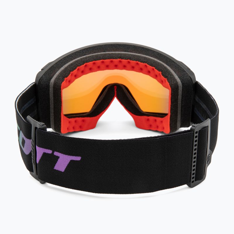 Skibrille SCOTT React black/aurora green/enhancer teal chrome/pro green 4