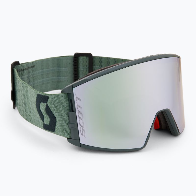 Skibrille SCOTT React AMP Pro soft green/black/amp pro white chrome/pro green 2