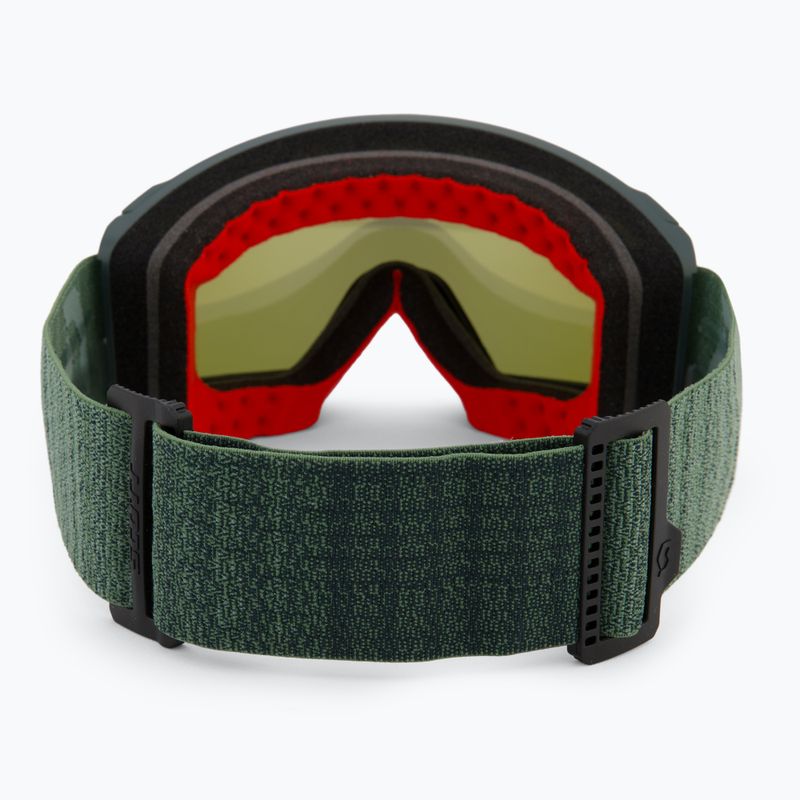 Skibrille SCOTT React AMP Pro soft green/black/amp pro white chrome/pro green 4