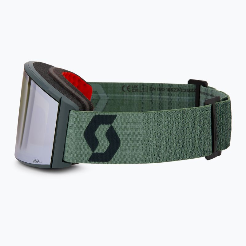 Skibrille SCOTT React AMP Pro soft green/black/amp pro white chrome/pro green 5