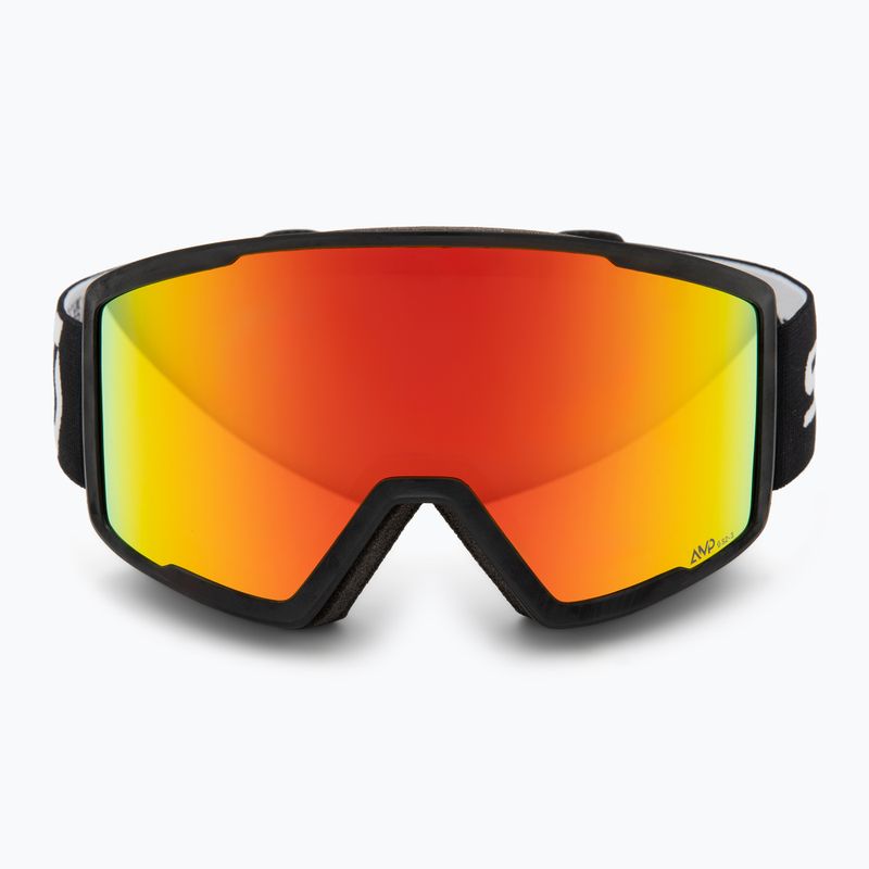 Skibrille SCOTT Factor Pro LS mineral black/white amp ls red chrome 2