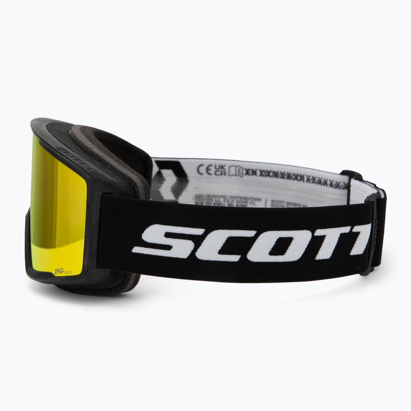 Skibrille SCOTT Factor Pro LS mineral black/white amp ls red chrome 4