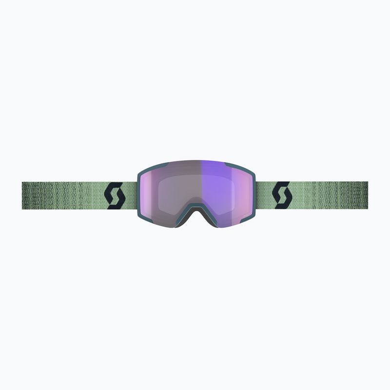 Skibrille SCOTT Shield LS soft green/black/light sensitive blue chrome 2