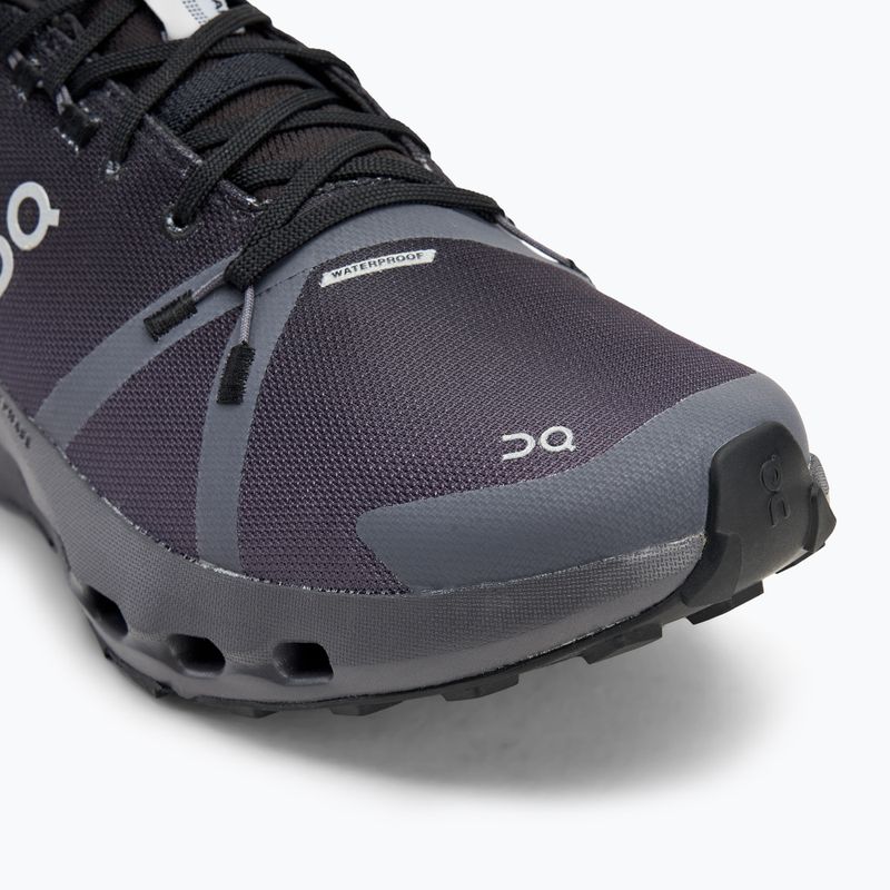 Herren On Cloudsurfer Trail Waterproof schwarz/eclipse Laufschuhe 7
