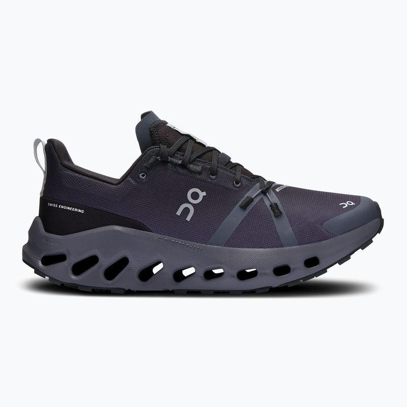 Damen Laufschuhe On Cloudsurfer Trail Waterproof schwarz/eclipse 9
