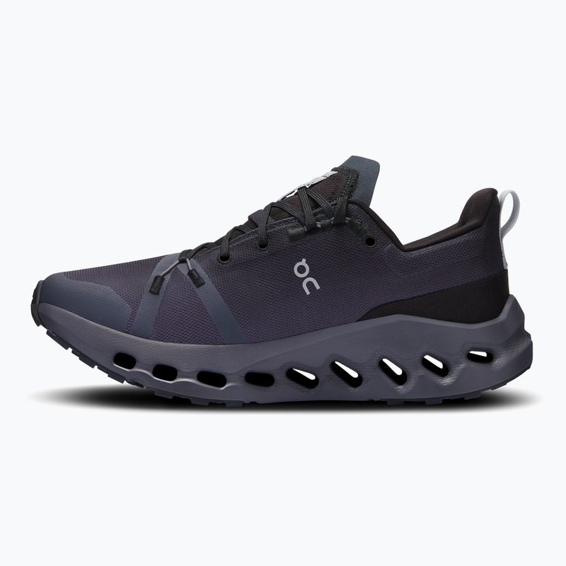 Damen Laufschuhe On Cloudsurfer Trail Waterproof schwarz/eclipse 10
