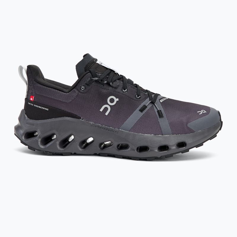 Damen Laufschuhe On Running Cloudsurfer Trail Waterproof schwarz/eclipse 2