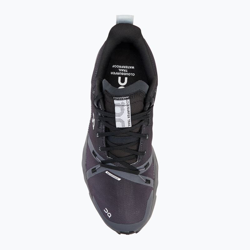 Damen Laufschuhe On Cloudsurfer Trail Waterproof schwarz/eclipse 5
