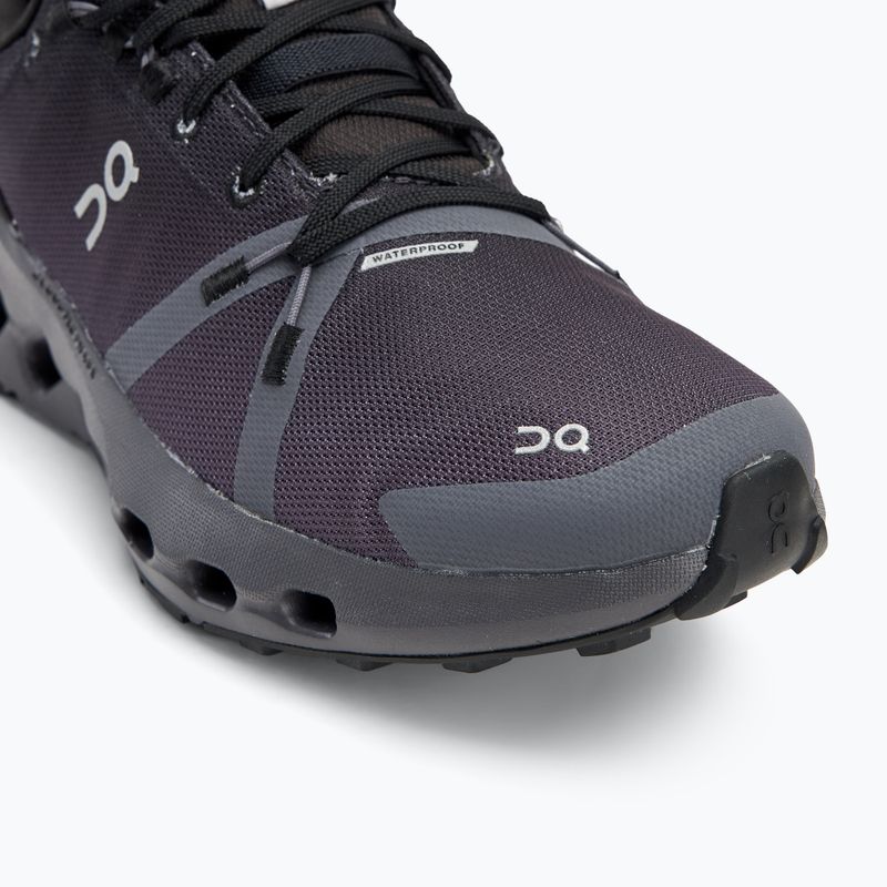 Damen Laufschuhe On Cloudsurfer Trail Waterproof schwarz/eclipse 7