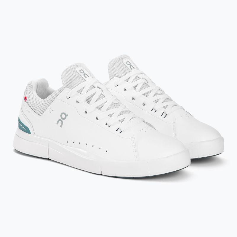 Men's On The Roger Advantage weiß/Eis Schuhe 4