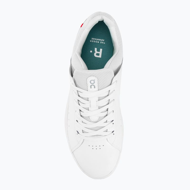 Men's On The Roger Advantage weiß/Eis Schuhe 6
