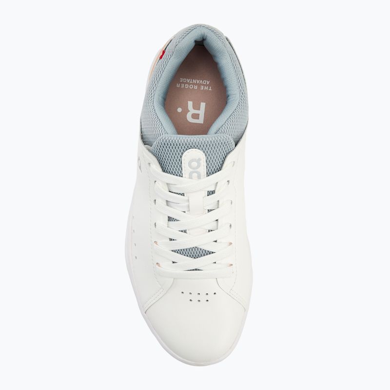 Women's On The Roger Advantage weiß/rosa Schuhe 5