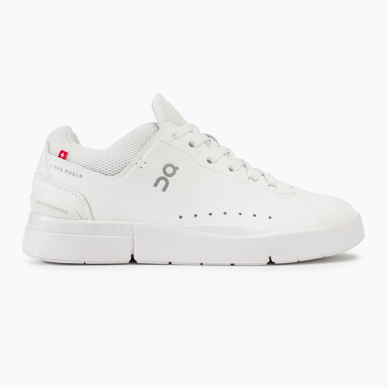 Women's On The Roger Advantage weiß/ungefärbte Schuhe 3