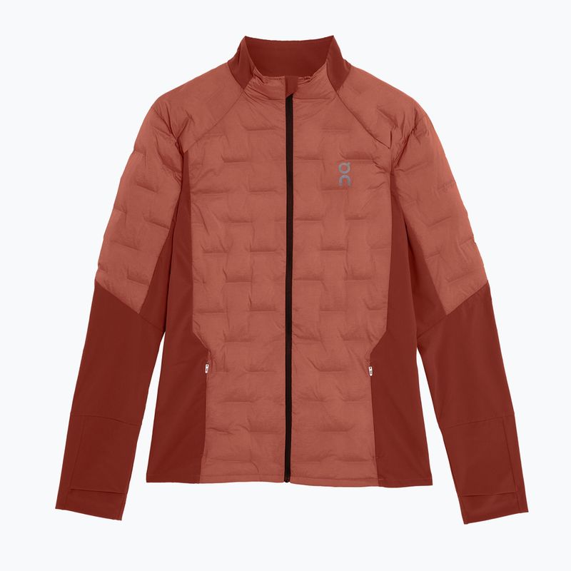 Men's On Climate Rotbraun/Rotbraun Laufjacke