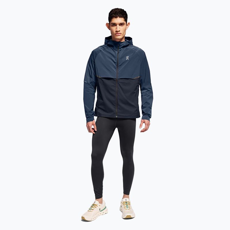 Herren On Running Core Denim/Navy Laufjacke 2