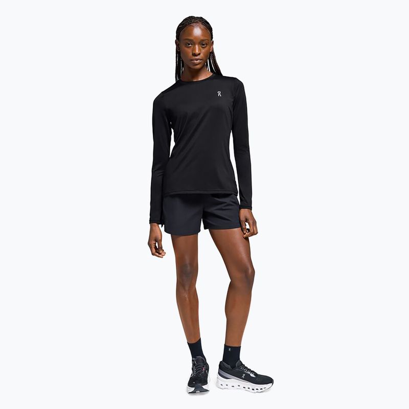 Damen Lauf-Longsleeve On Core Long-T schwarz 2