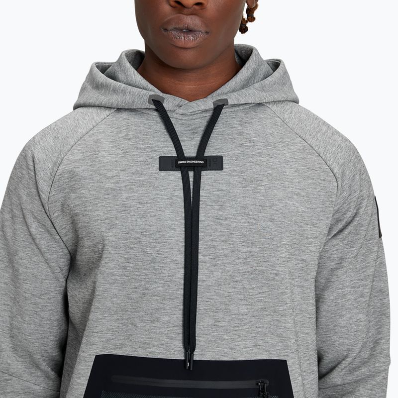 Hoodie Herren On Hoodie grey 3