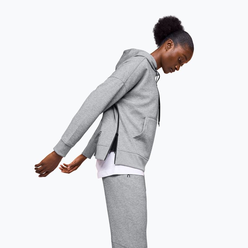 Hoodie Damen On Hoodie grey 5