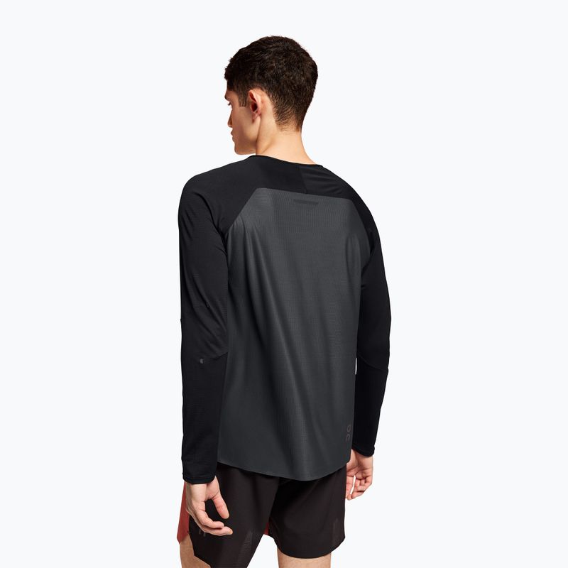 Men's On Performance Long-T schwarz/eclipse running longsleeve 3