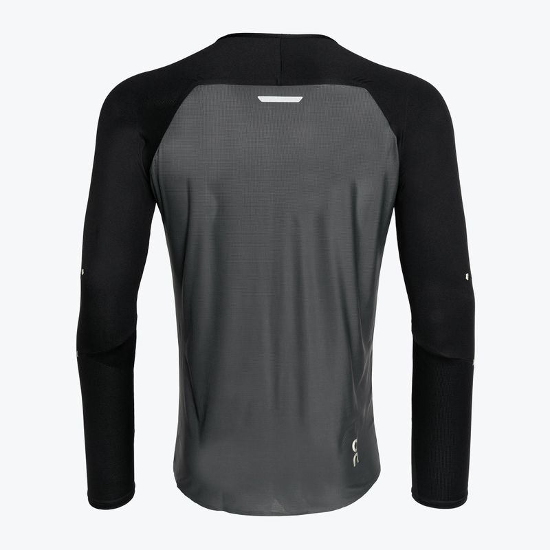 Men's On Performance Long-T schwarz/eclipse running longsleeve 7