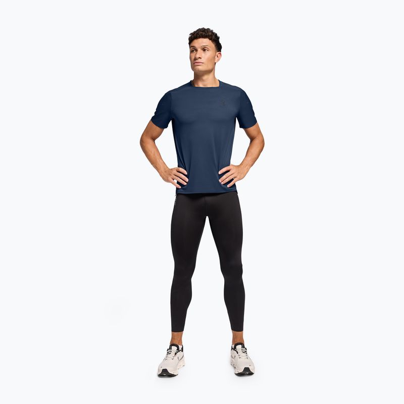 Men's On Running Performance-T Denim/Navy Laufshirt 2