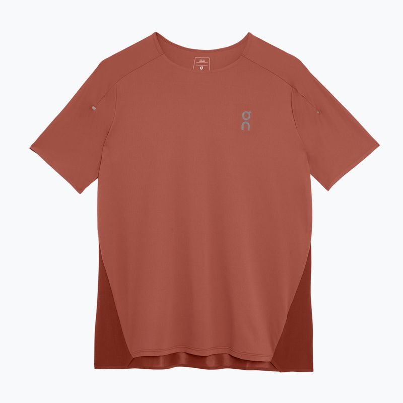 Herren Laufshirt On Performance-T rotbraun/rubinrot 6
