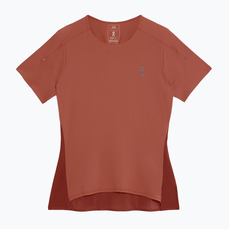 Women's On Performance-T Rotbraun/Rubinrot Laufshirt 6