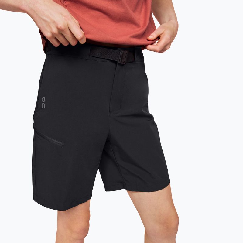 Trekking Shorts Damen On Running Trek black 5