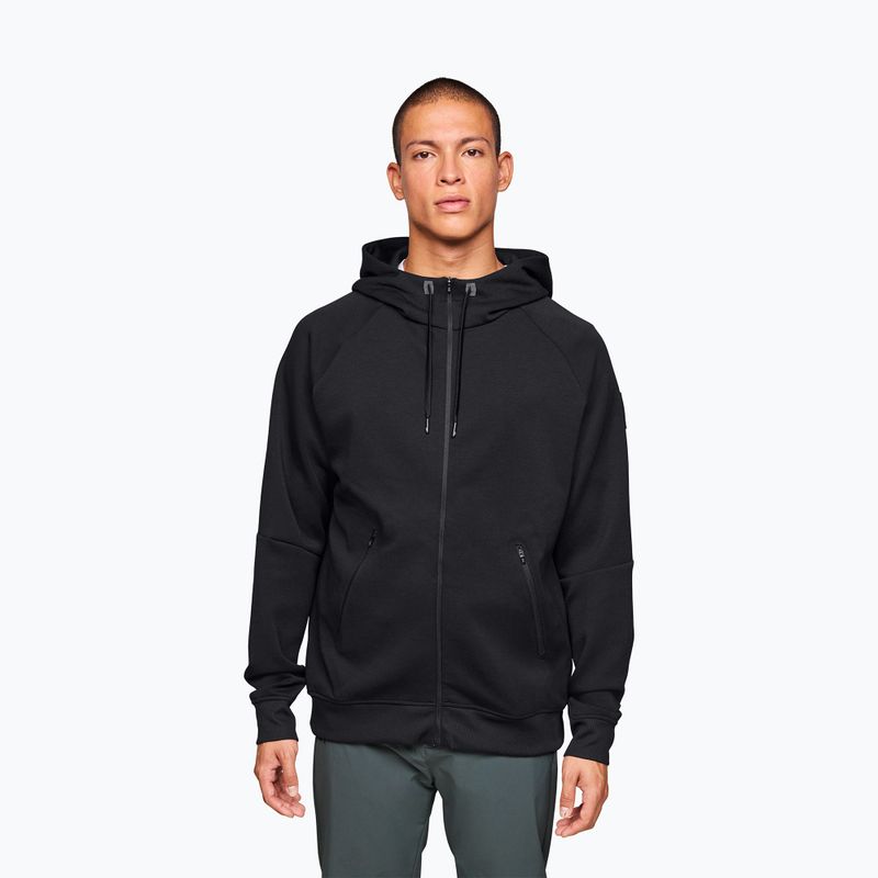 Hoodie Herren On Zipped Hoodie black
