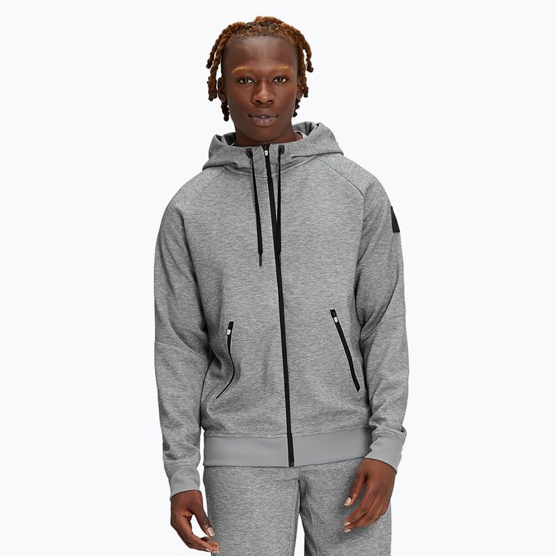 Hoodie Herren On Zipped Hoodie grey