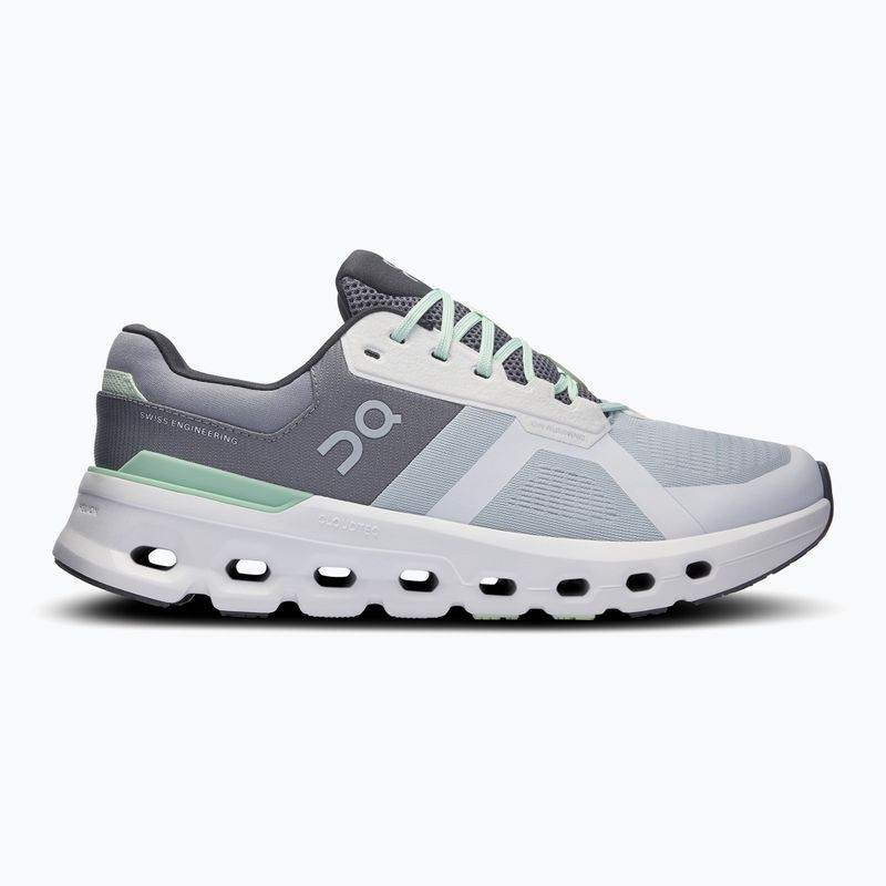 Herren On Running Cloudrunner 2 glacier/sage Laufschuhe 9