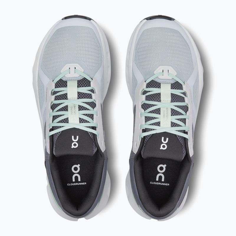 Herren On Cloudrunner 2 glacier/sage Laufschuhe 13