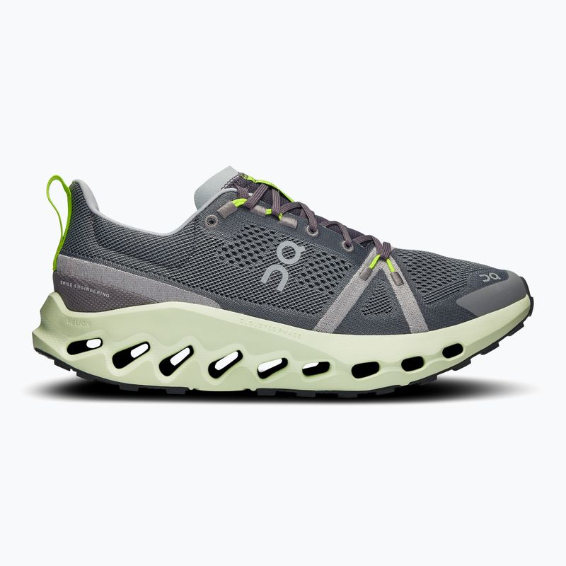 Herren On Cloudsurfer Trail Eisen/Lima Laufschuhe 9