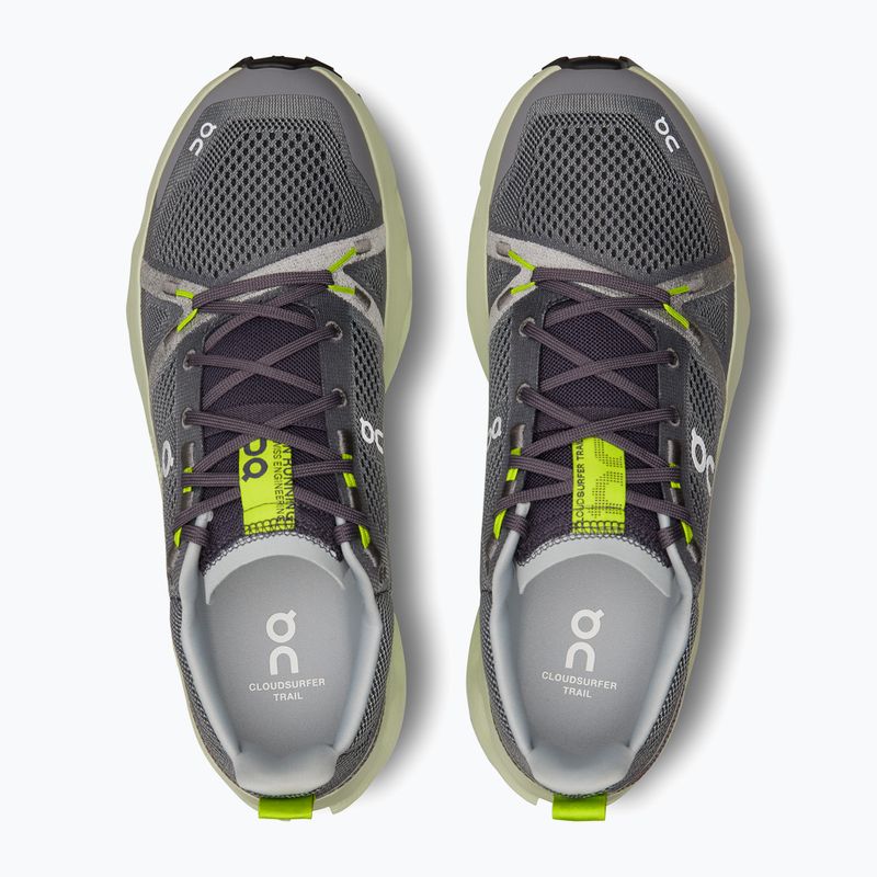 Herren On Cloudsurfer Trail Eisen/Lima Laufschuhe 13